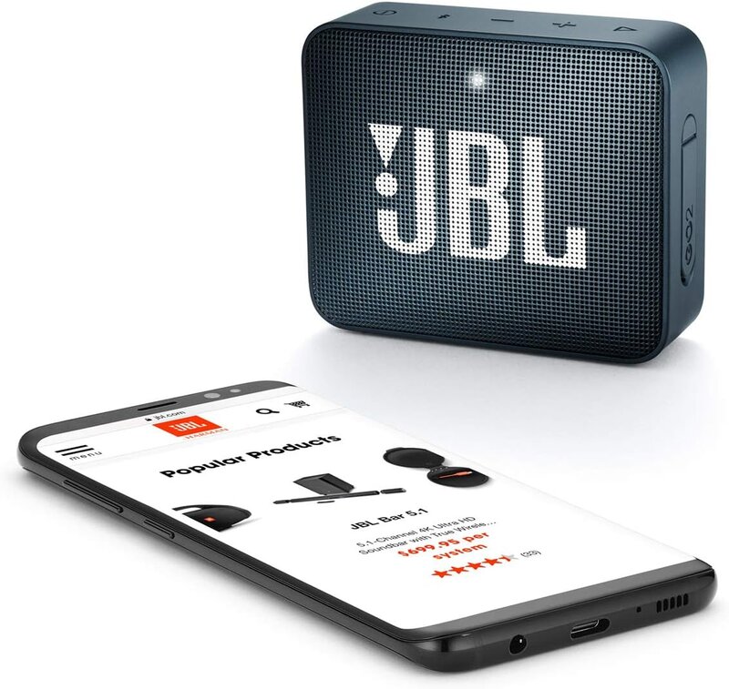 Boxa portabila JBL Go 2, Bluetooth, Waterproof, negru